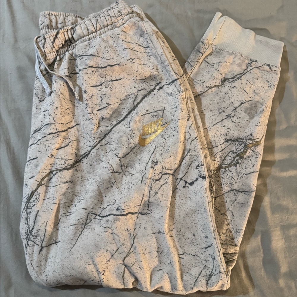Nike Joggers - White and Black